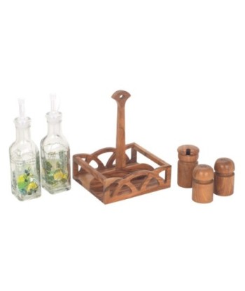 ORIGEN Home Decor Vinagrera usos Utensilios | Vinagrera Marrón - 20x15x10cm