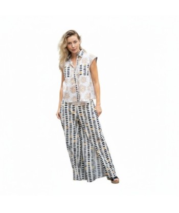 Isla Bonita By SIGRIS Pantalones de Algodón 100% con Diseño Moderno