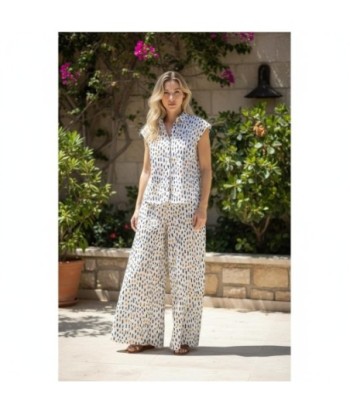 Isla Bonita By SIGRIS Pantalones de Algodón 100% con Diseño Moderno