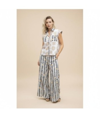 Isla Bonita By SIGRIS Pantalones de Algodón 100% con Diseño Moderno