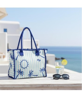 Isla Bonita By SIGRIS Bolso de Algodón con Estampado de Palmera 'Isla Bonita'