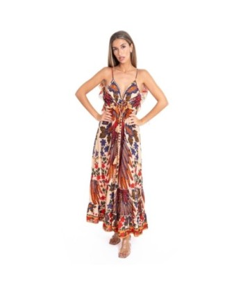 Vestido Largo Midi para Mujer - Moda Isla Bonita Boheme - Elegante y Versátil - Perfecto para Fiesta y Ocasiones