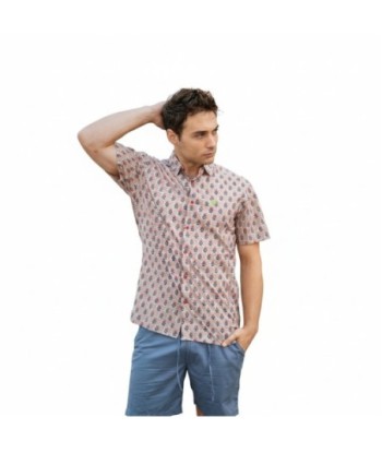Isla Bonita By SIGRIS Camisa Hombre de Algodón 100% con Estampado Floral