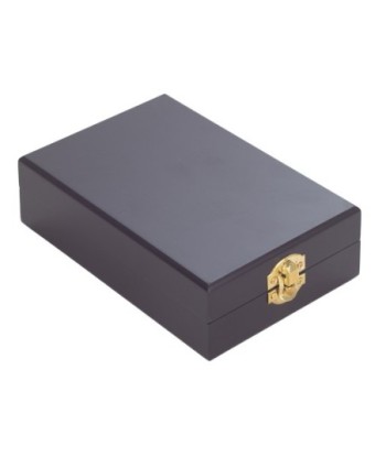 ORIGEN Home Decor Cajas set vino Abrebotellas | Negro Rectangular - 4x17x11cm