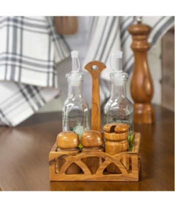 ORIGEN Home Decor Vinagrera usos Utensilios | Vinagrera Marrón - 20x15x10cm