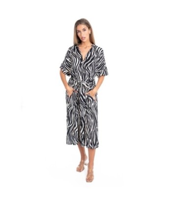 Vestido Largo Midi Mujer Estampado Animal Print, Elegante y Casual, Ideal para Fiesta y Ocasiones Especiales,