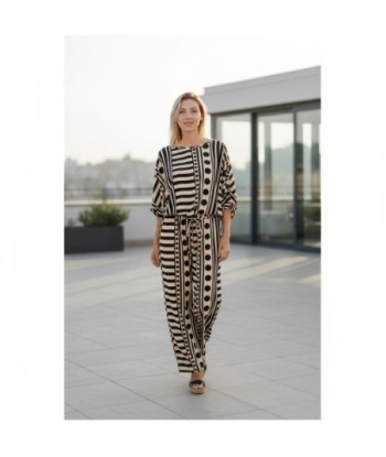 Isla Bonita By SIGRIS Pantalones de Viscosa con Estampado a Rayas y Lunares