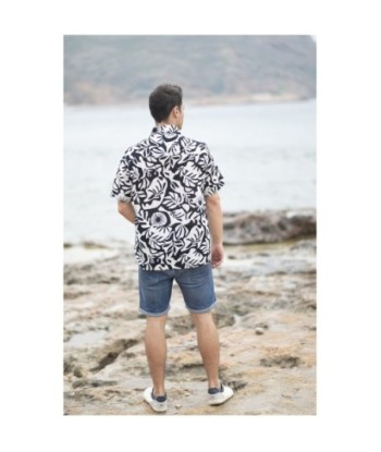 Isla Bonita By SIGRIS Camisa de Hombre de Algodón con Estampado Floral