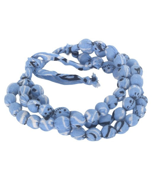 Isla Bonita By SIGRIS Pulsera de Algodón y PVC en Color Azul