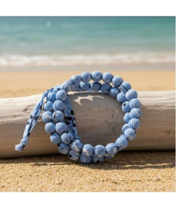 Isla Bonita By SIGRIS Pulsera de Algodón y PVC en Color Azul