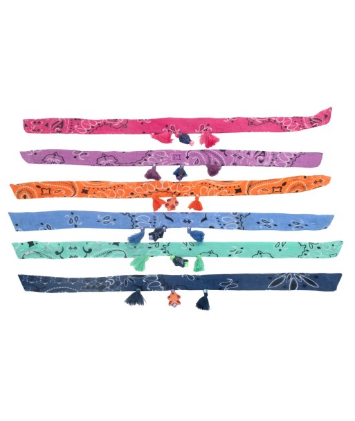 Isla Bonita By SIGRIS Pulsera 6U de Algodón Colorido con Borlas