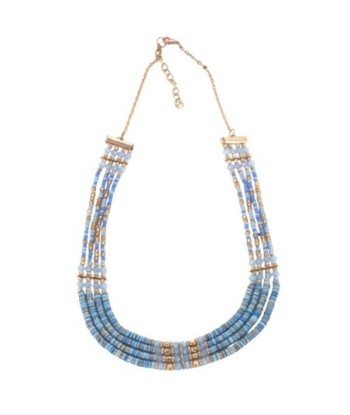 Isla Bonita By SIGRIS Collar Elegante de Cuentas de Algodón 100%