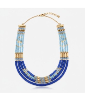 Isla Bonita By SIGRIS Collar Elegante de Cuentas de Algodón 100%
