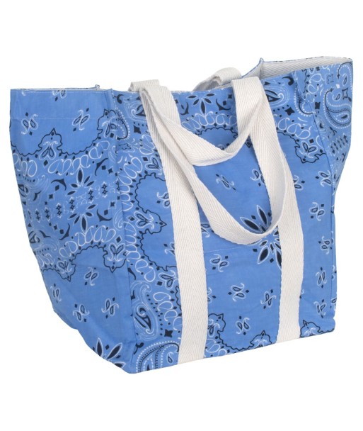 Isla Bonita By SIGRIS Bolso de Algodón Estilo Bandana Azul