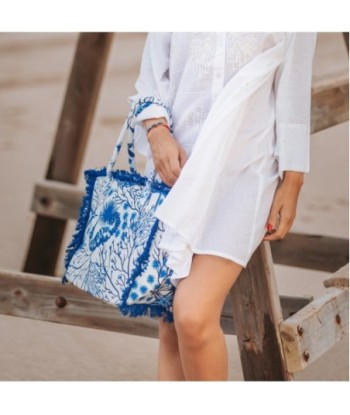 Bolso Mujer Azul Isla Bonita Sun and Sand - Tote Bag de Algodón, Ideal para Regalos, Mochila Bandolera, Estilo