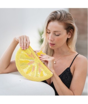 Isla Bonita By SIGRIS Bolso De Mano Amarillo con Apliques de Estrella