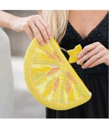 Isla Bonita By SIGRIS Bolso De Mano Amarillo con Apliques de Estrella