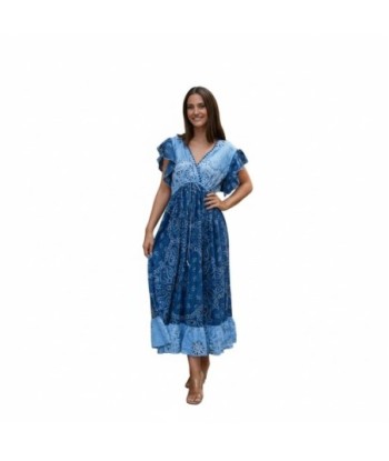 Isla Bonita By SIGRIS Vestido Largo de Algodón con Estampado Floral