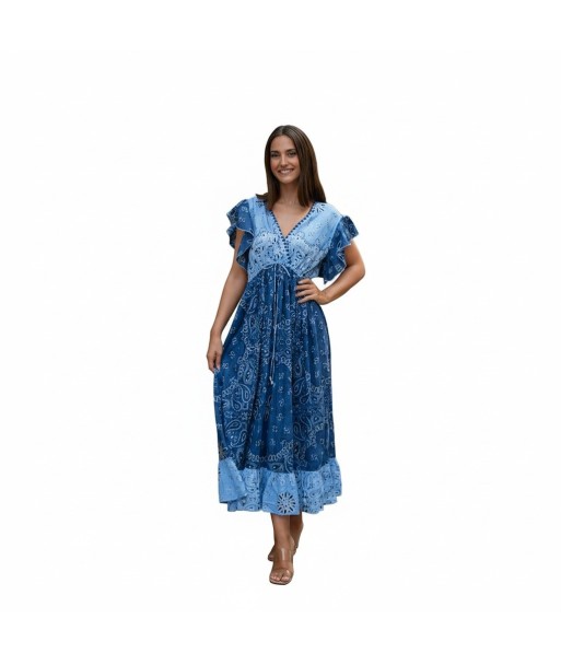 Isla Bonita By SIGRIS Vestido Largo de Algodón con Estampado Floral