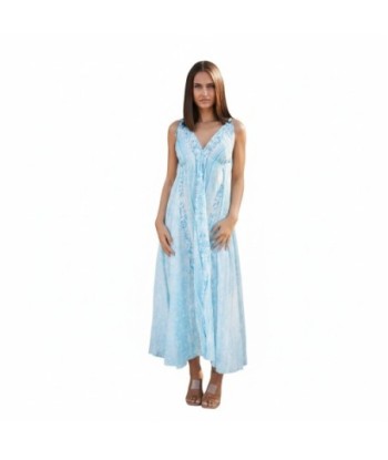 Isla Bonita By SIGRIS Vestido Largo de Algodón con Estampado Floral