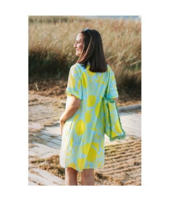 Isla Bonita By SIGRIS Camisa de Verano 100% Algodón con Estampado de Limones