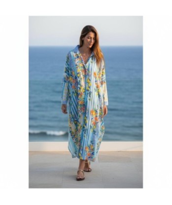 Isla Bonita By SIGRIS Vestido Largo de Algodón Floral