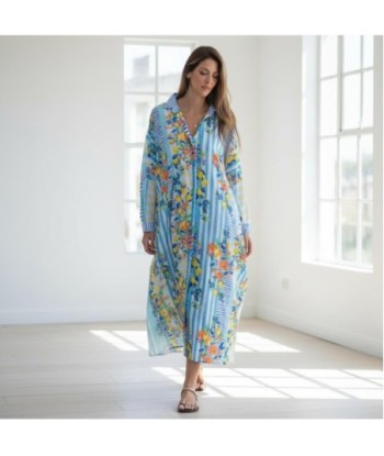Isla Bonita By SIGRIS Vestido Largo de Algodón Floral