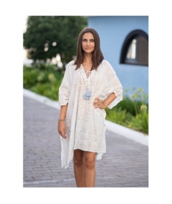 Poncho Mujer Crudo Estampado - Ropa Mujer Invierno, Batamanta, Jersey Corto, Chaqueta Manga ¾, Estilo Ibiza, Moda