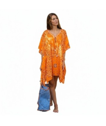 Isla Bonita By SIGRIS Poncho de Algodón 100% con Estampado Étnico