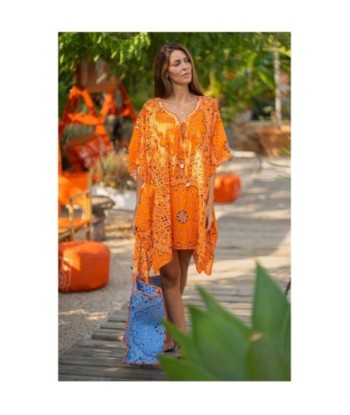 Isla Bonita By SIGRIS Poncho de Algodón 100% con Estampado Étnico