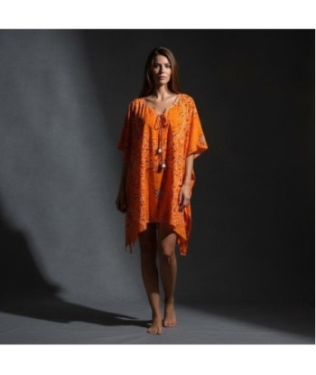 Isla Bonita By SIGRIS Poncho de Algodón 100% con Estampado Étnico