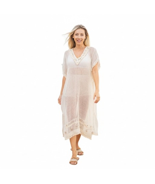 Isla Bonita By SIGRIS Poncho de Verano 100% Algodón