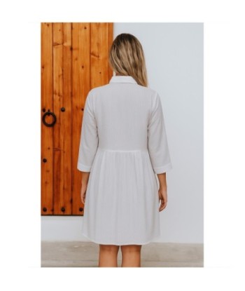 Isla Bonita By SIGRIS Vestido Camisero de Algodón 100%