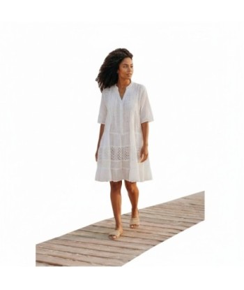 Isla Bonita By SIGRIS Vestido Corto de Verano 100% Algodón