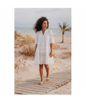 Isla Bonita By SIGRIS Vestido Corto de Verano 100% Algodón