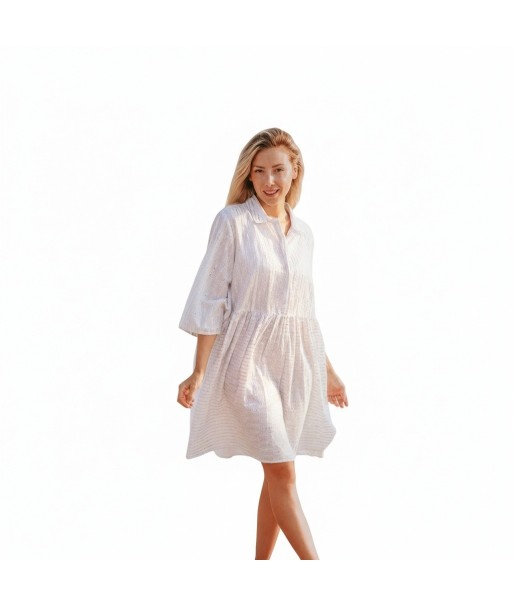 Isla Bonita By SIGRIS Vestido Camisero de Algodón 100%