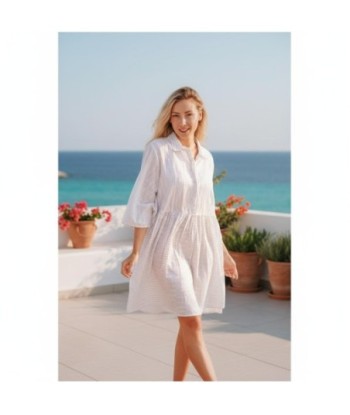 Isla Bonita By SIGRIS Vestido Camisero de Algodón 100%