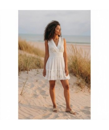 Isla Bonita By SIGRIS Vestido Corto de Verano en 100% Algodón