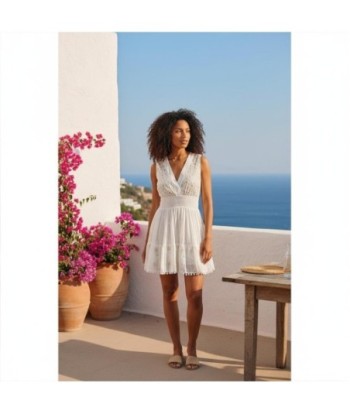 Isla Bonita By SIGRIS Vestido Corto de Verano en 100% Algodón