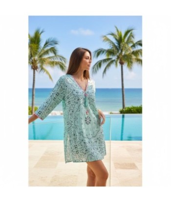 Isla Bonita By SIGRIS Kurta de Algodón 100% con Estampado Étnico