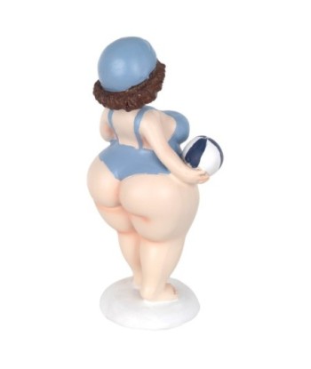 Figura de Bañista de Resina con Balón | Decoración Creativa