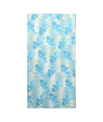 Adorno Pared Lagarto S de Metal, Azul, Decorativo y Colorido