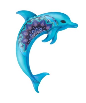 Adorno Pared Delfin de Metal - Estilo Moderno para Jardín