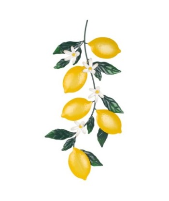 Adorno Pared Limones en Metal - Toque Fresco y Decorativo