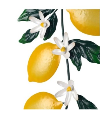 Adorno Pared Limones en Metal - Toque Fresco y Decorativo