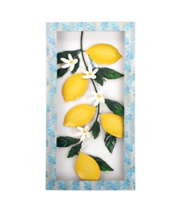 Adorno Pared Limones en Metal - Toque Fresco y Decorativo