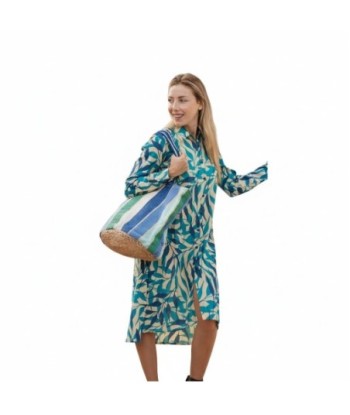 Isla Bonita By SIGRIS Vestido Camisero de Algodón con Estampado Floral