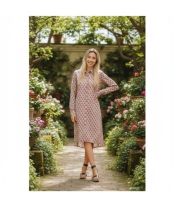 Isla Bonita By SIGRIS Vestido Camisero de Algodón con Estampado Floral
