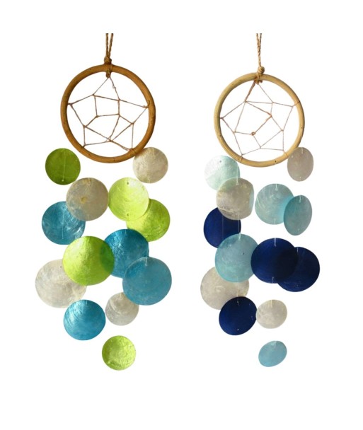 Colgante 2U de Resina en Verde y Azul, Decoración Moderna para el Hogar