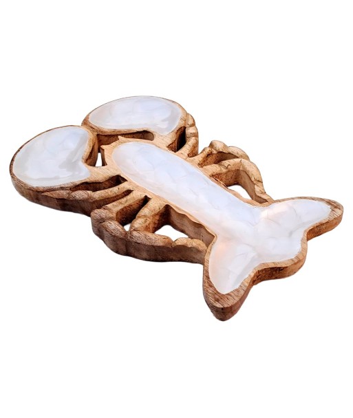 Bandeja Langosta de Madera y Resina - Decoración Original para Mesa